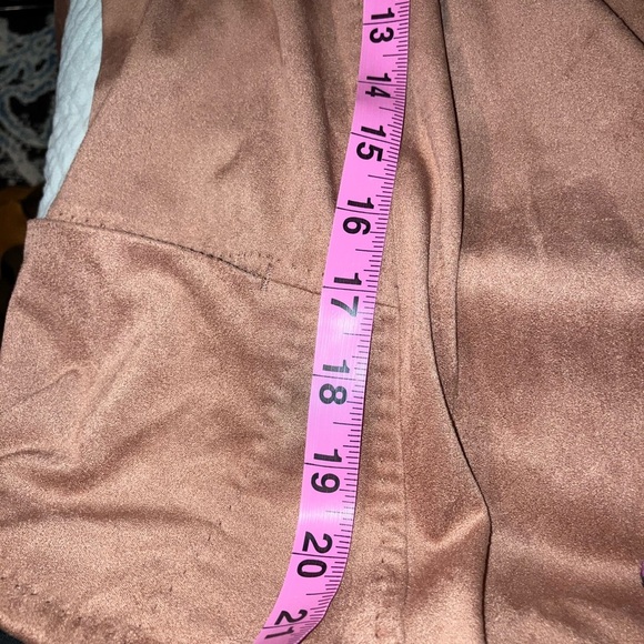 Max Studio Lightweight “Suede” Jacket size M in a dusty warm pink - Picture 4 of 5